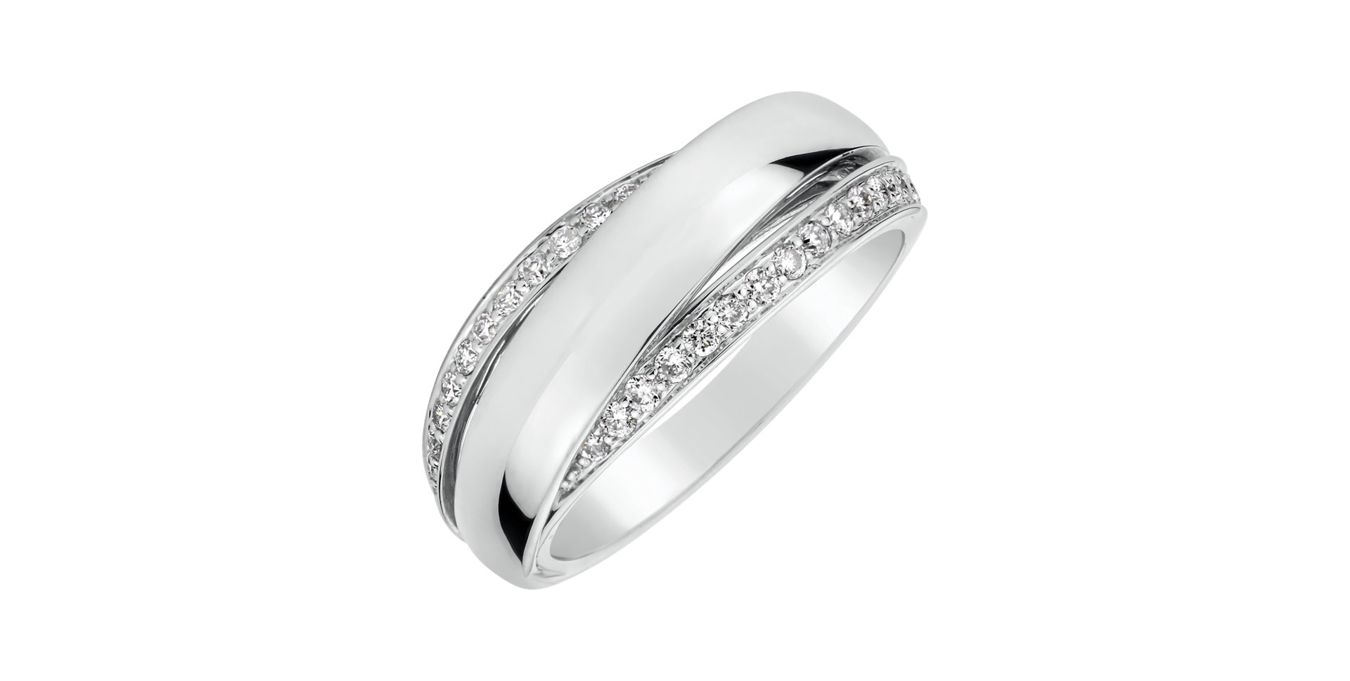 Prsteň s diamantmi Andromeda Galaxy