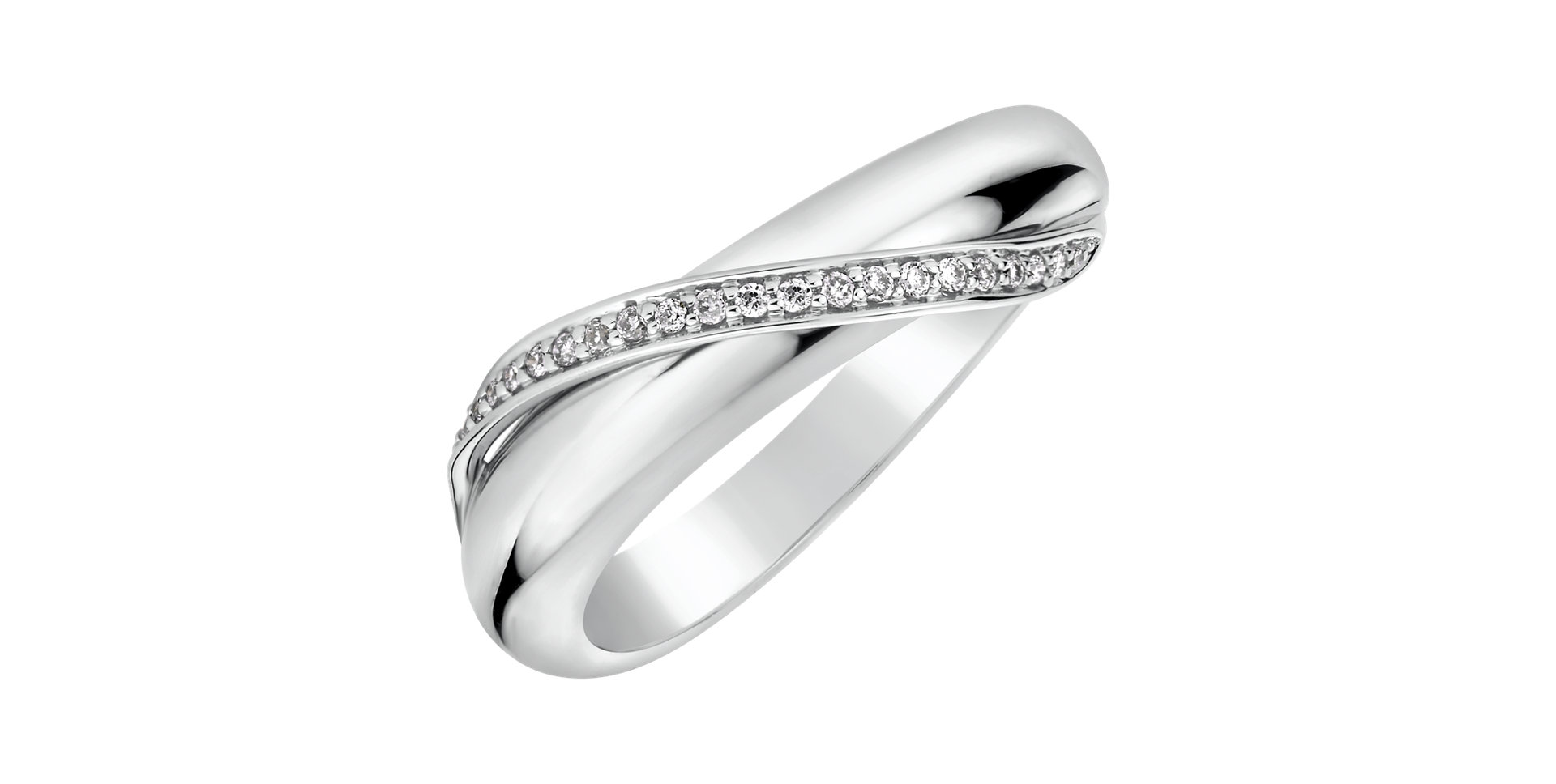 Prsteň s diamantmi Night Sea