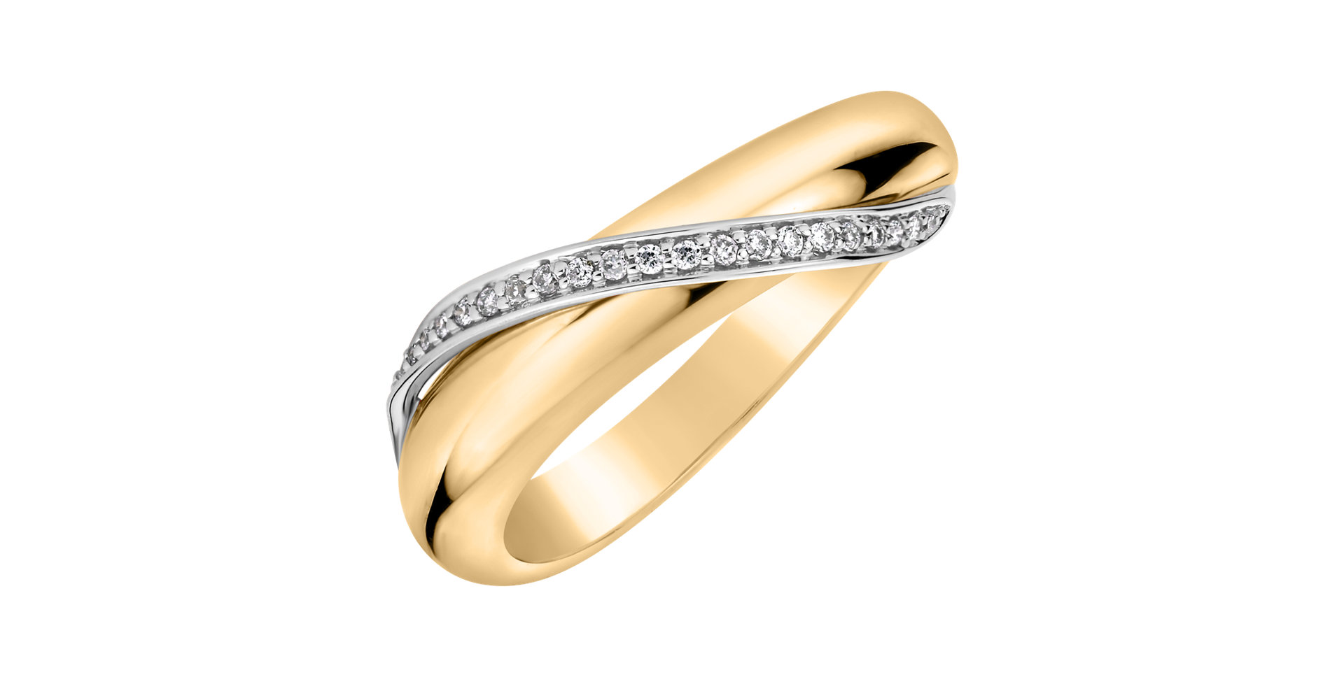 Prsteň s diamantmi Night Sea