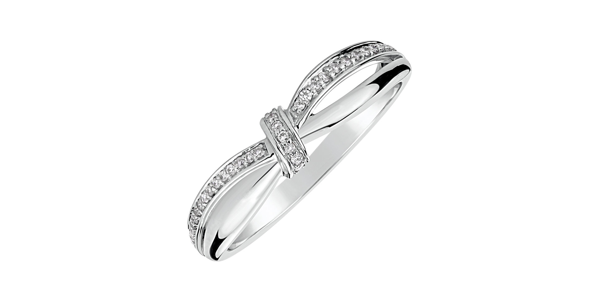 Prsteň s diamantmi Essential Ribbon