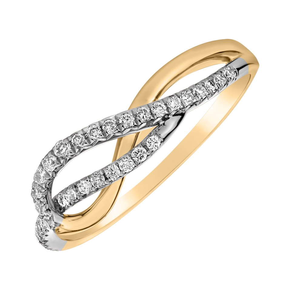 Prste s diamantmi Diamond Ripple | ALOve