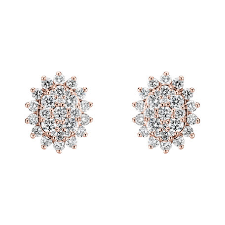 Náušnice s diamantmi Midnight Star
