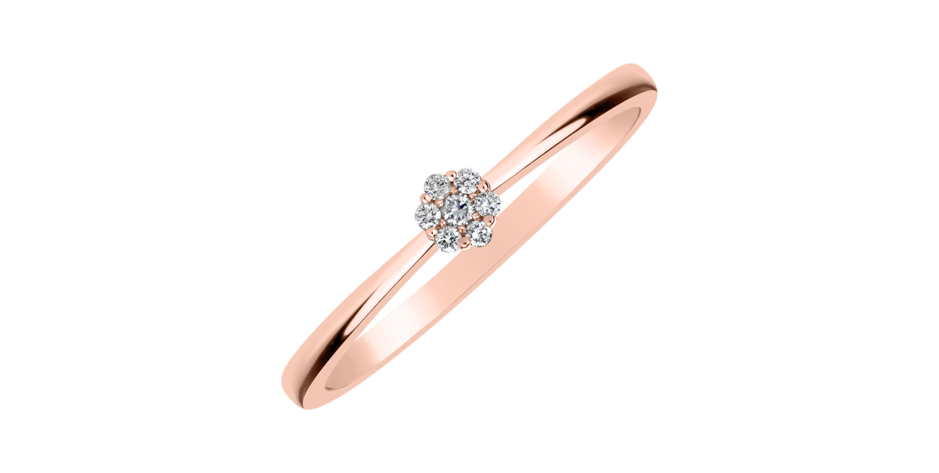 Prsteň s diamantmi Shiny Constellation