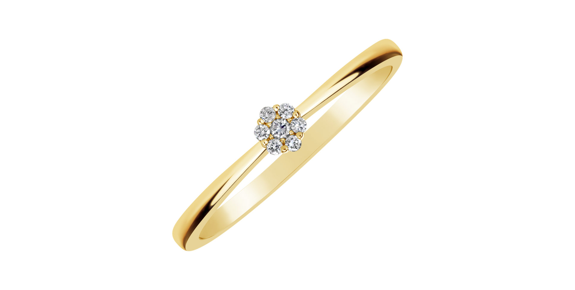 Prsteň s diamantmi Shiny Constellation