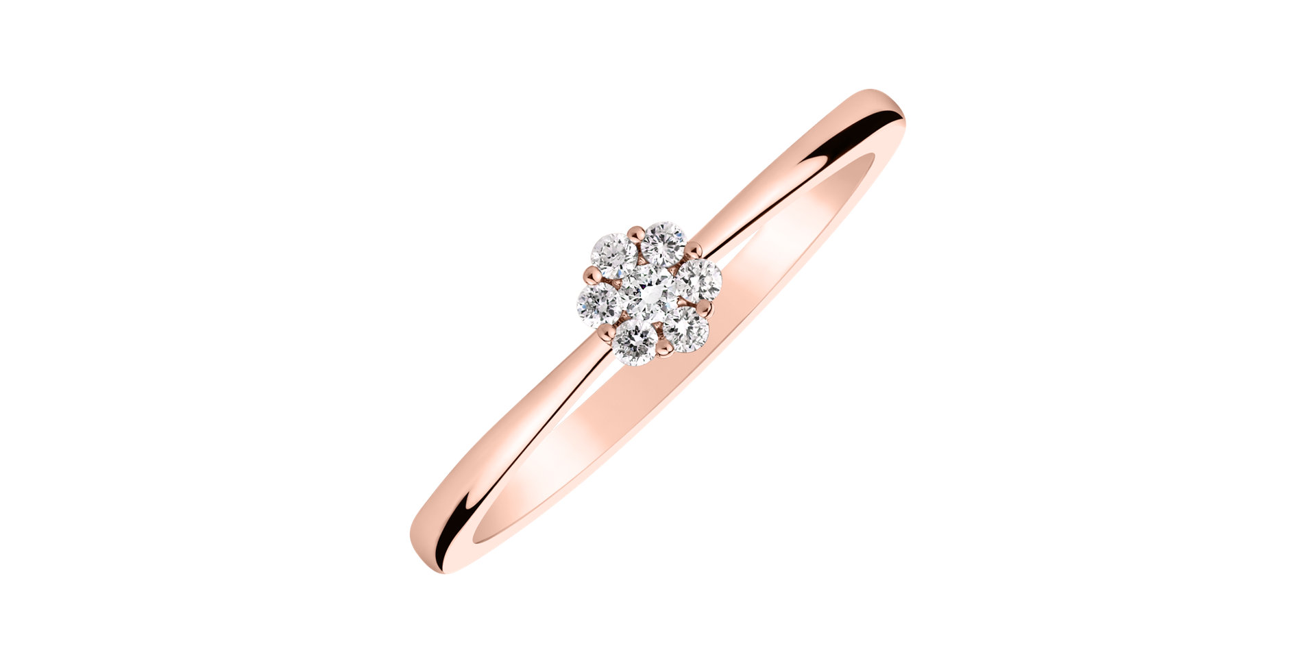 Prsteň s diamantmi Shiny Constellation