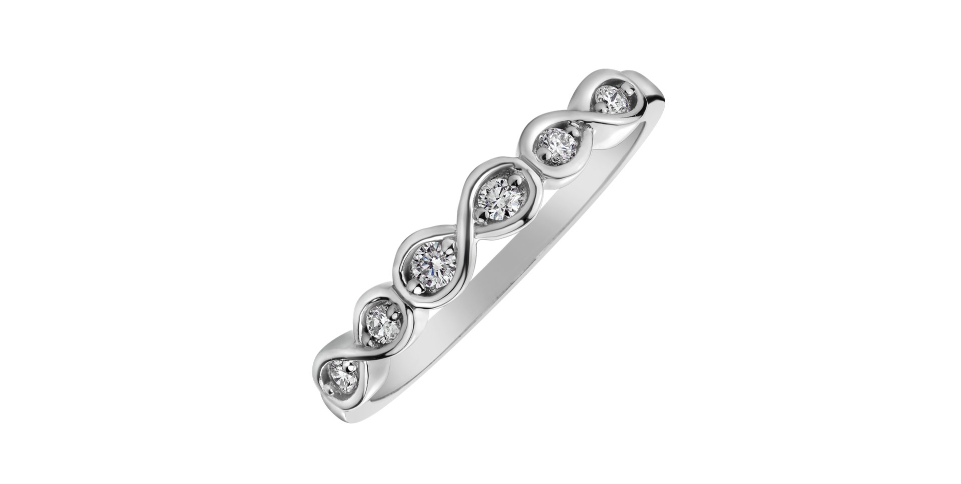 Prsteň s diamantmi Infinite Spark