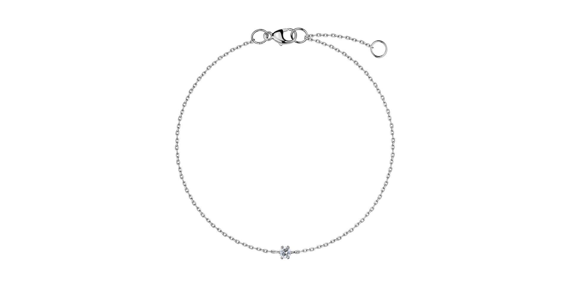 Náramok s diamantom Essential Shine