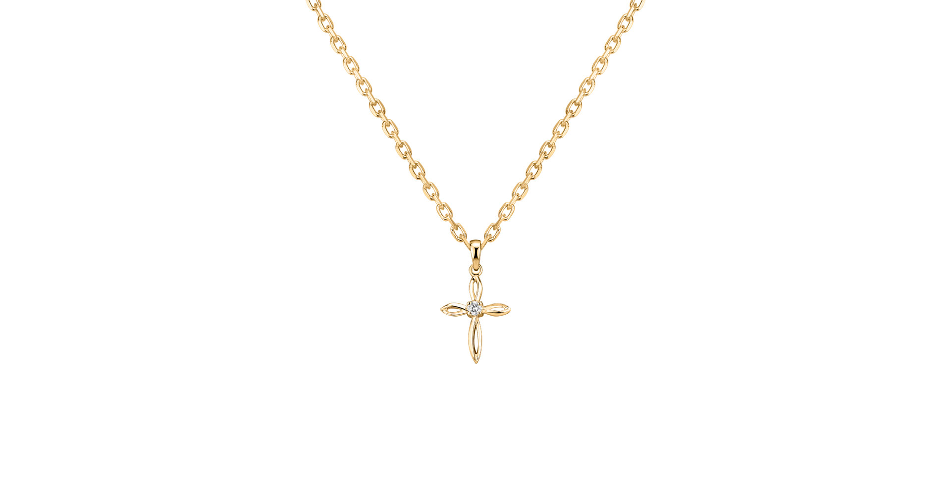 Prívesok s diamantom Symbol of Faith