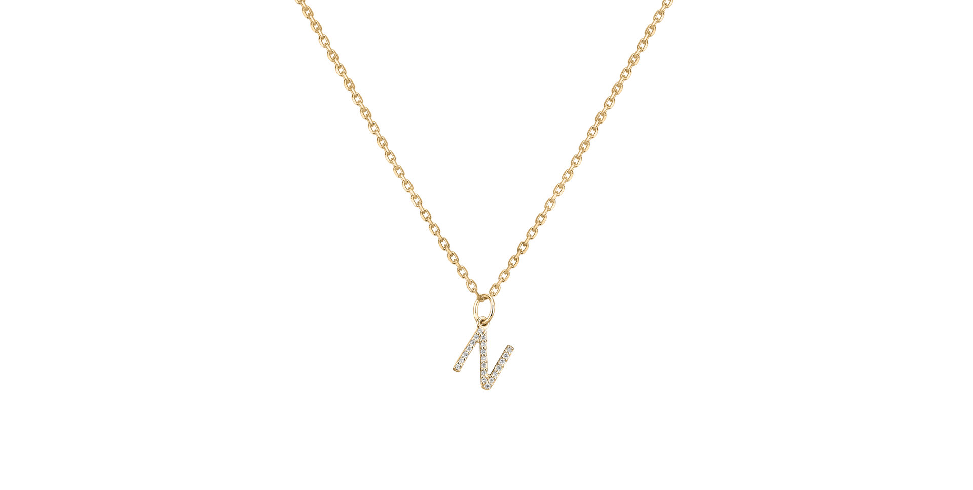 Prívesok s diamantmi Line Glitter N