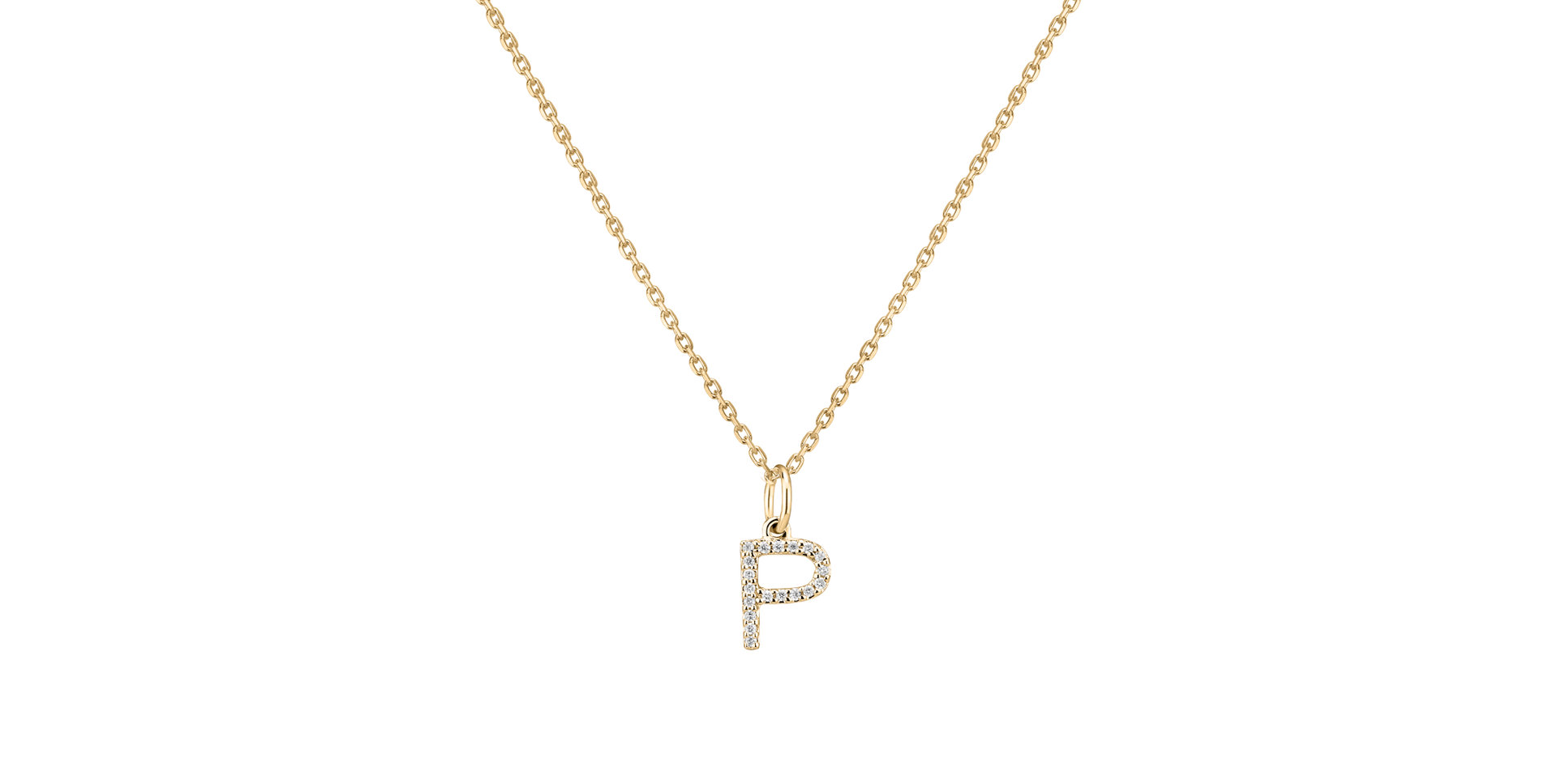 Prívesok s diamantmi Line Glitter  P