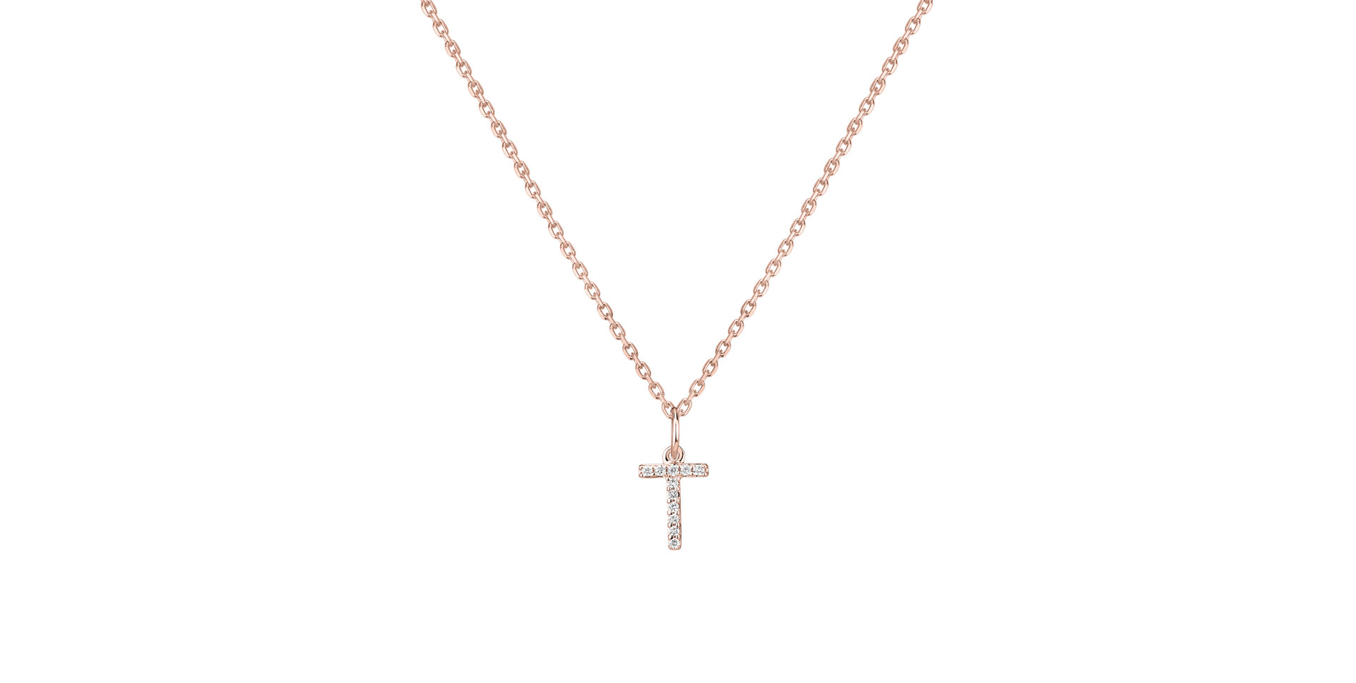 Prívesok s diamantmi Line Glitter  T