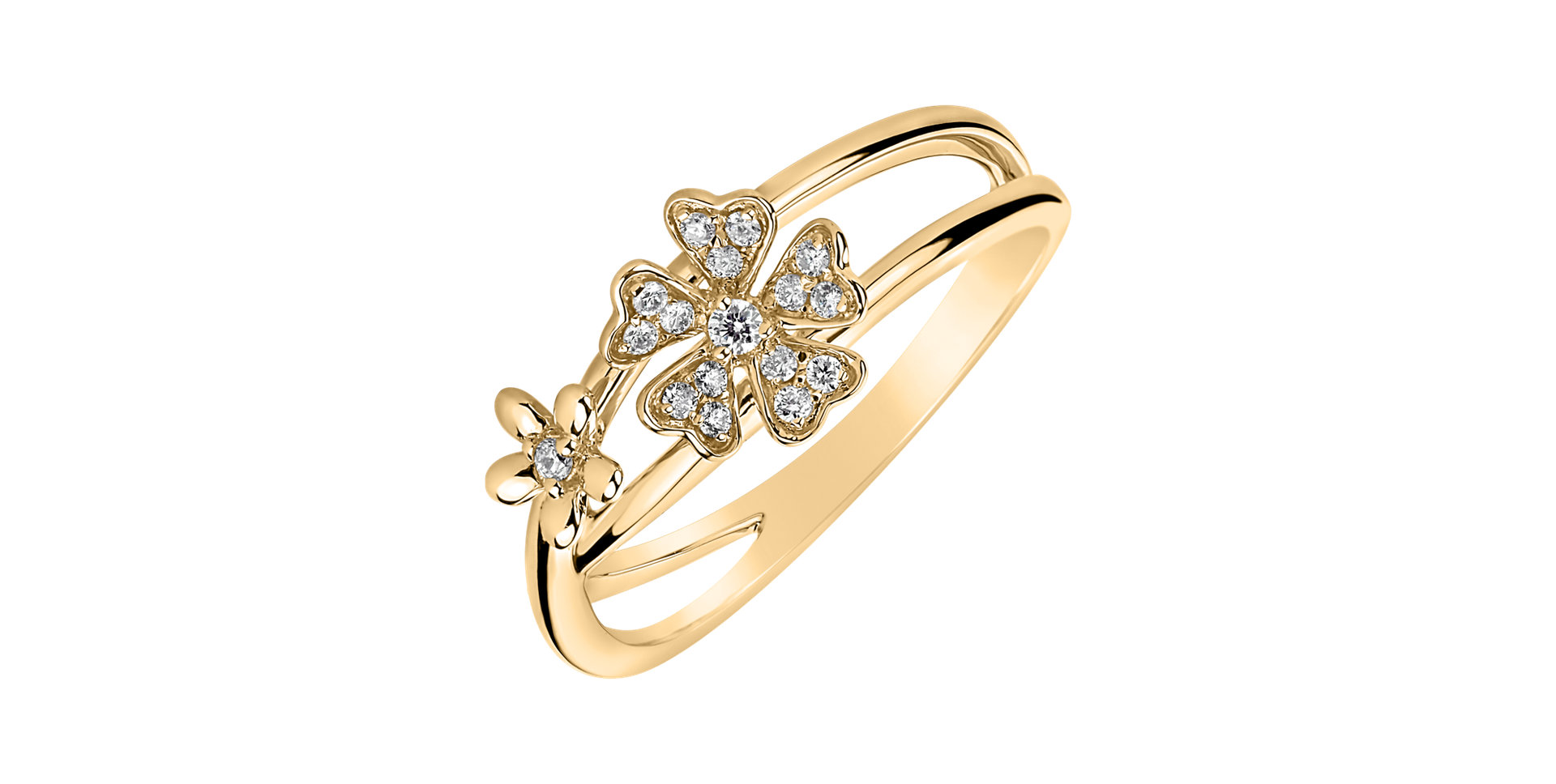 Prsteň s diamantmi Beautiful Meadow