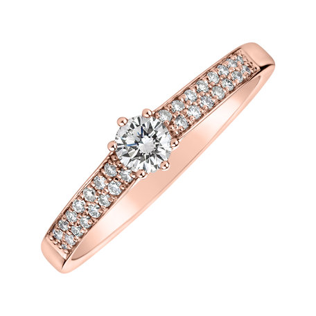 Prsteň s diamantmi Sparkling Romance