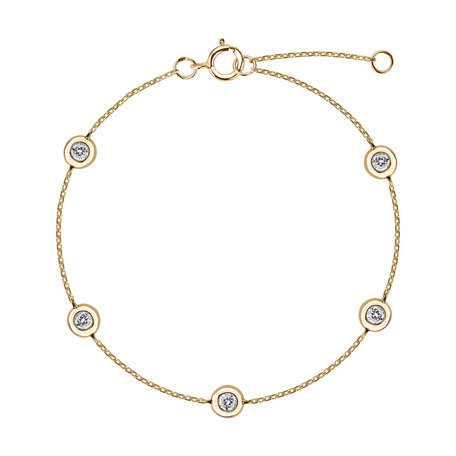 Náramok s diamantmi Sparkling Dots
