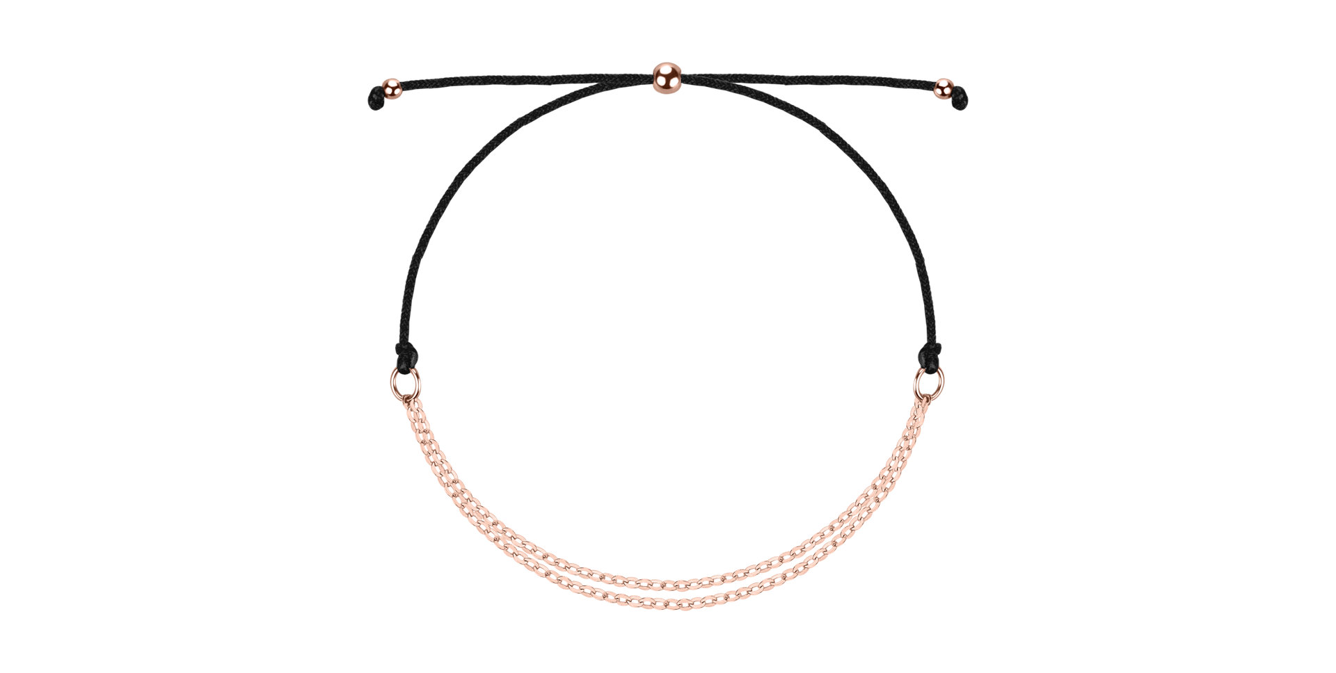 Dámsky náramok so šnúrkou Sparkling Chain