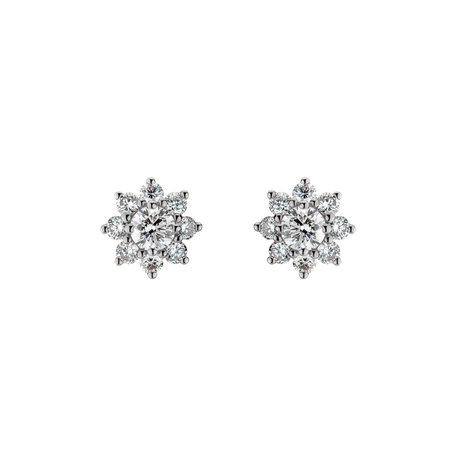 Náušnice s diamantmi Celestial Romance