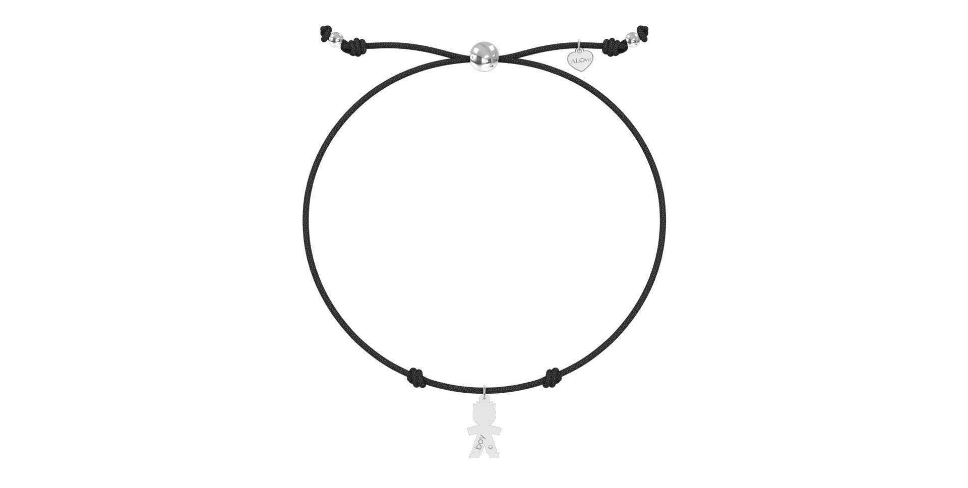 Náramok s diamantom Boy