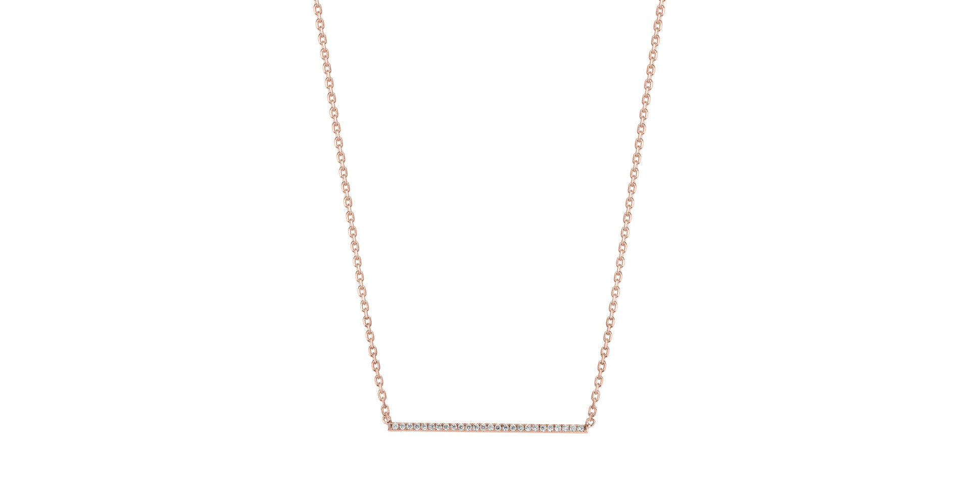 Náhrdelník s diamantmi Mellow Desire