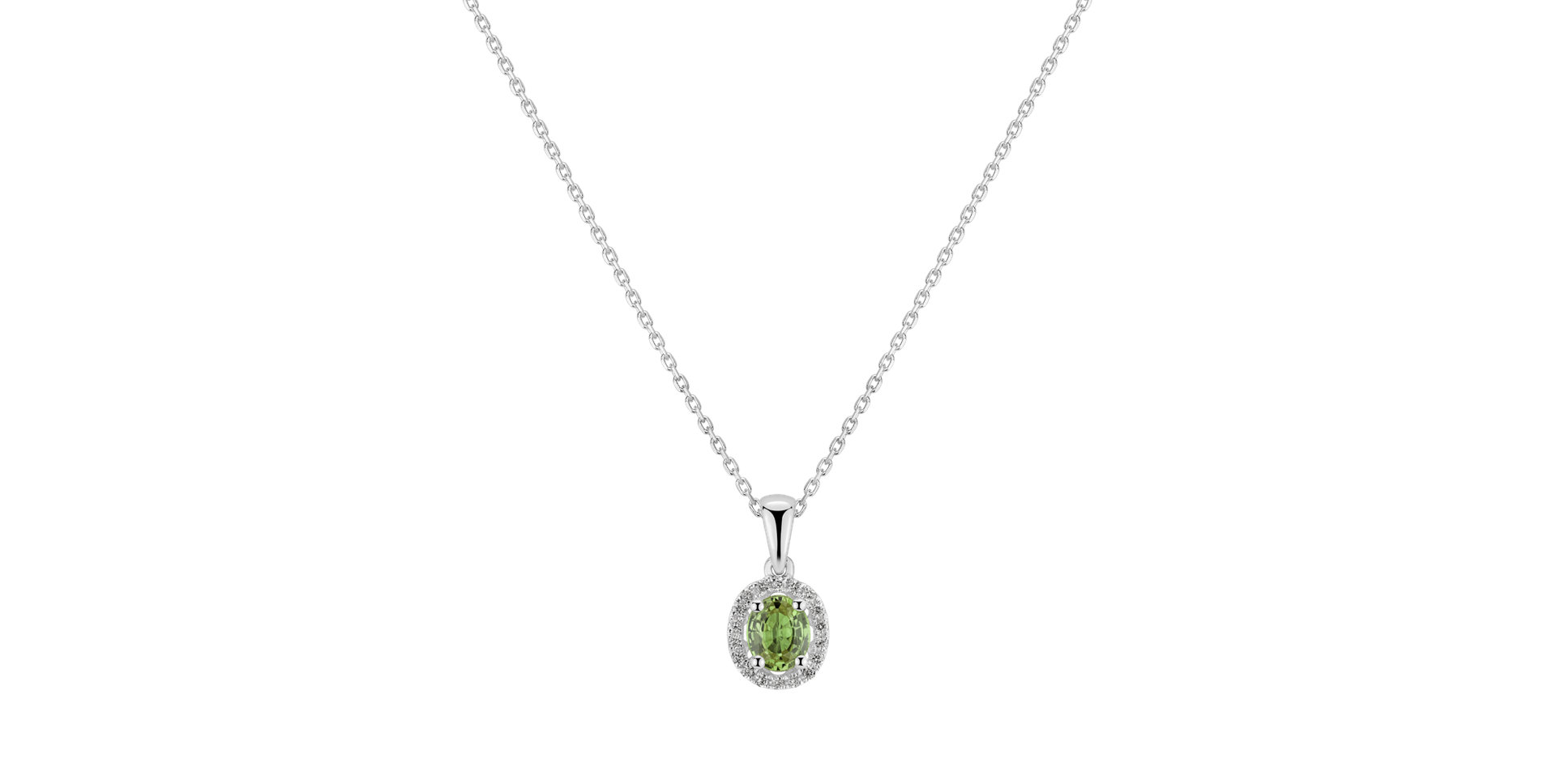 Prívesok s diamantmi a zafírom Princess