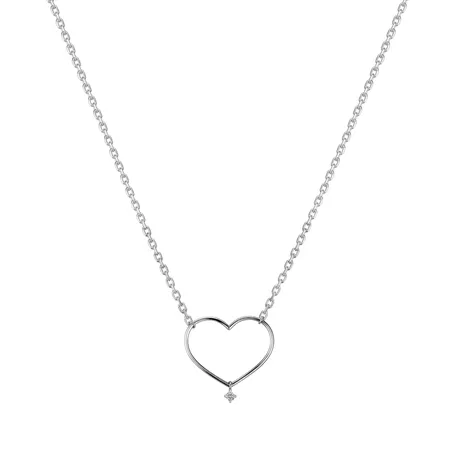 Náhrdelník s diamantom Desperate Heart