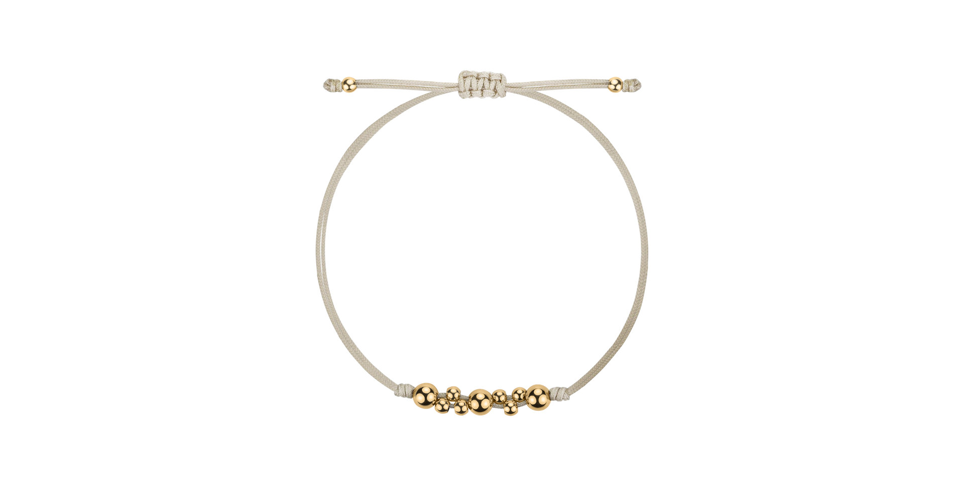 Dámsky náramok so šnúrkou Bubble Shamballa