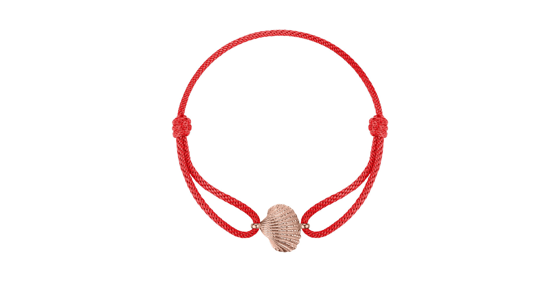 Dámsky náramok so šnúrkou Luxury Clam