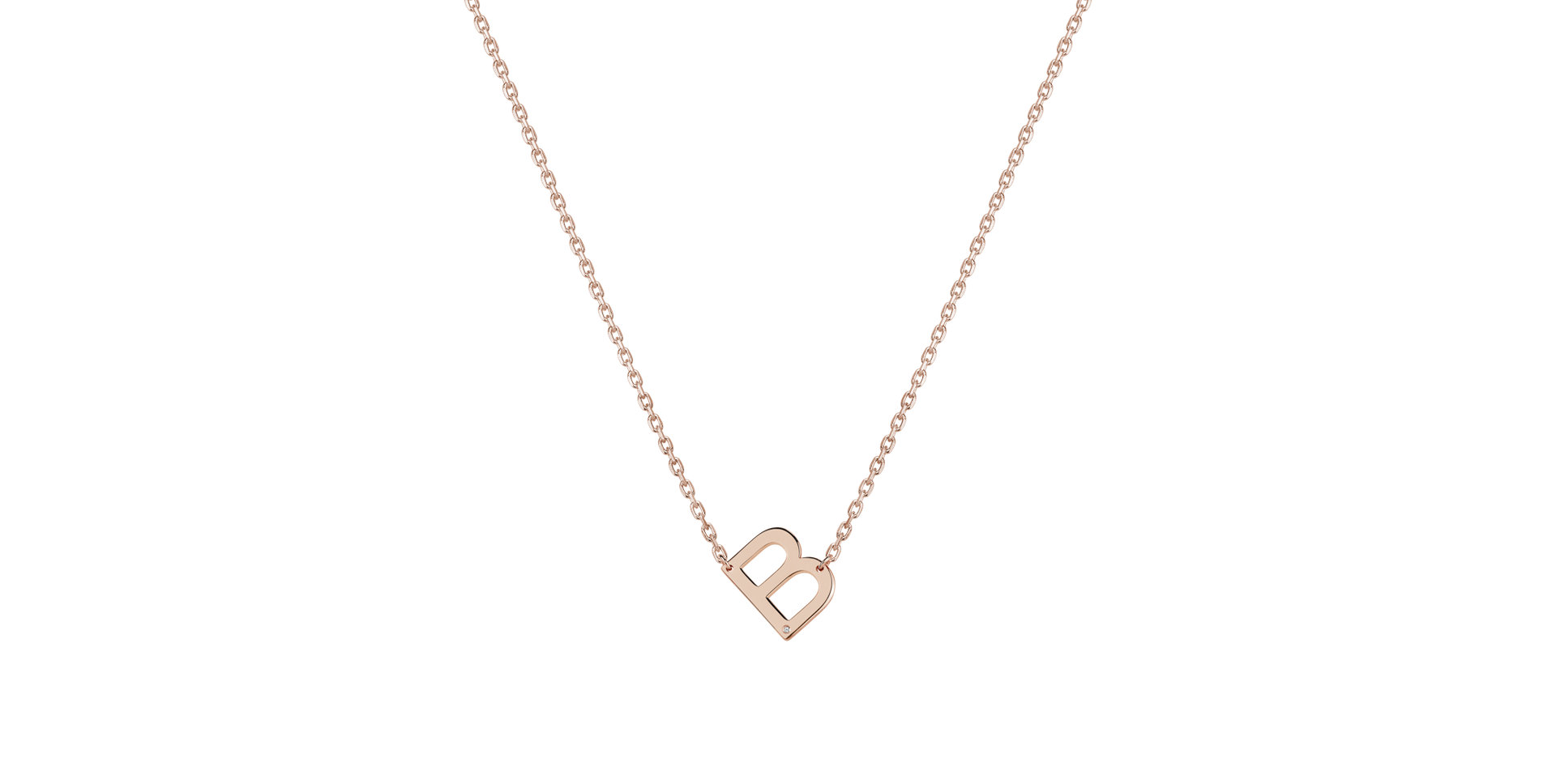 Náhrdelník s diamantom Big Laser Line B