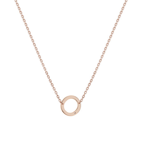 Náhrdelník s diamantom Big Laser Line O