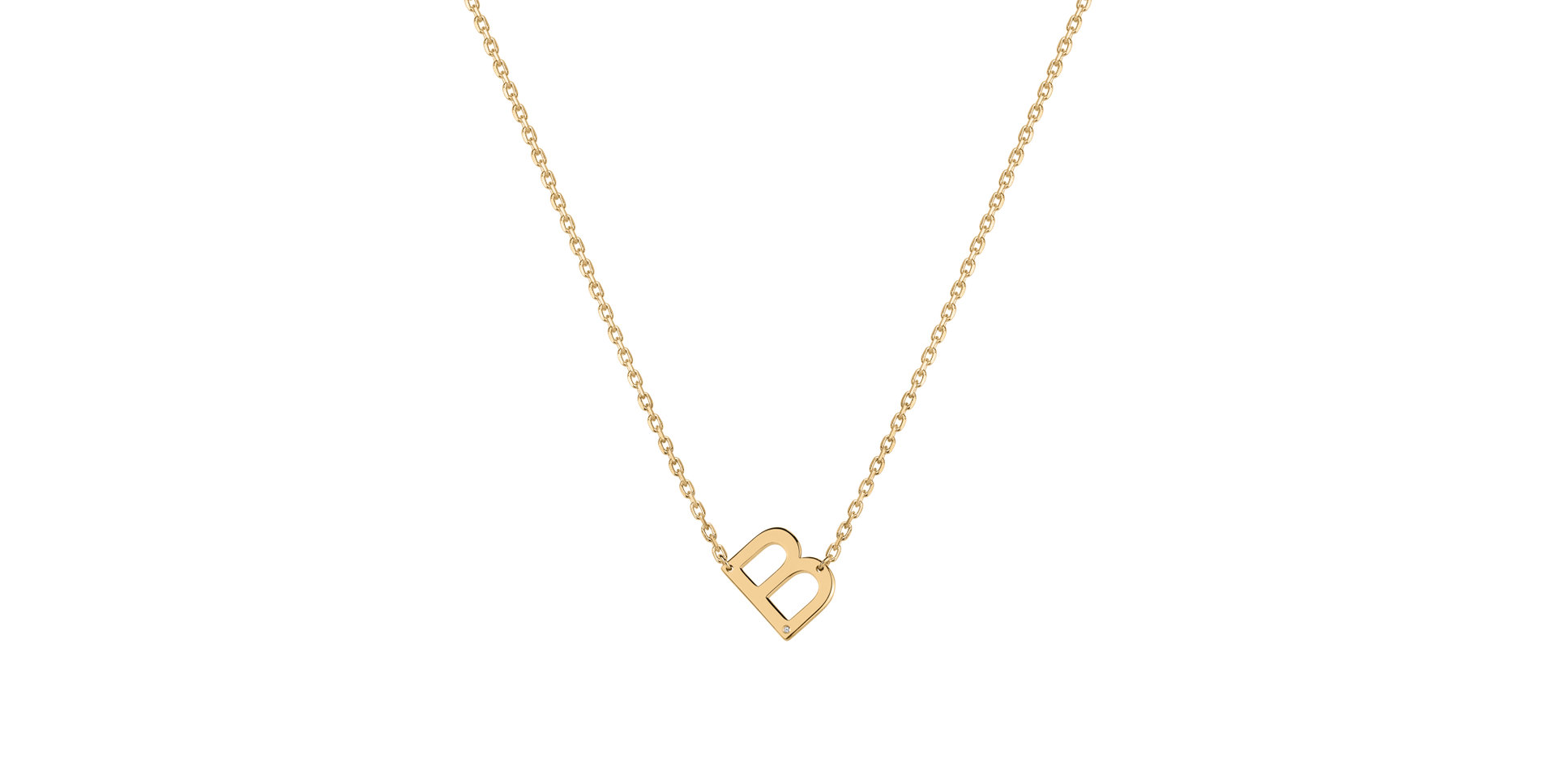 Náhrdelník s diamantom Big Laser Line B