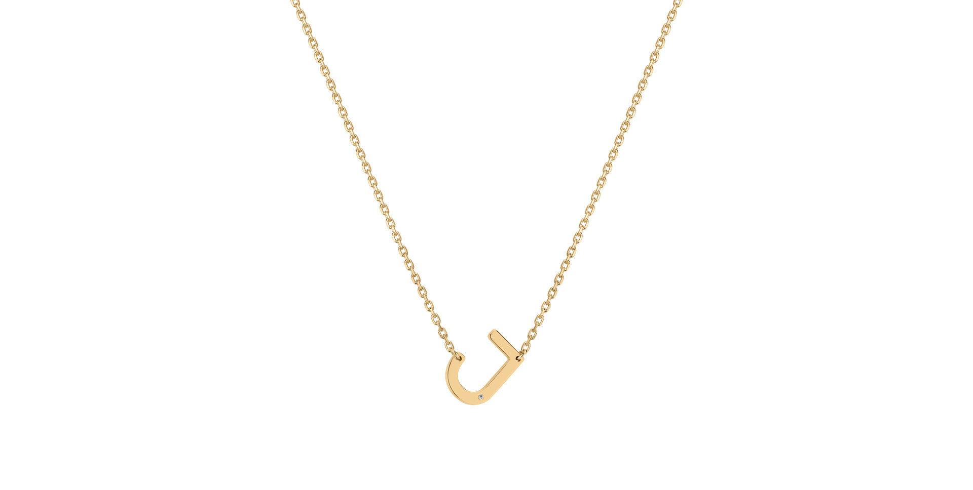 Náhrdelník s diamantom Big Laser Line J