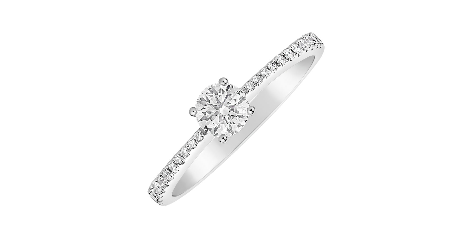 Prsteň s diamantmi Glittery Love