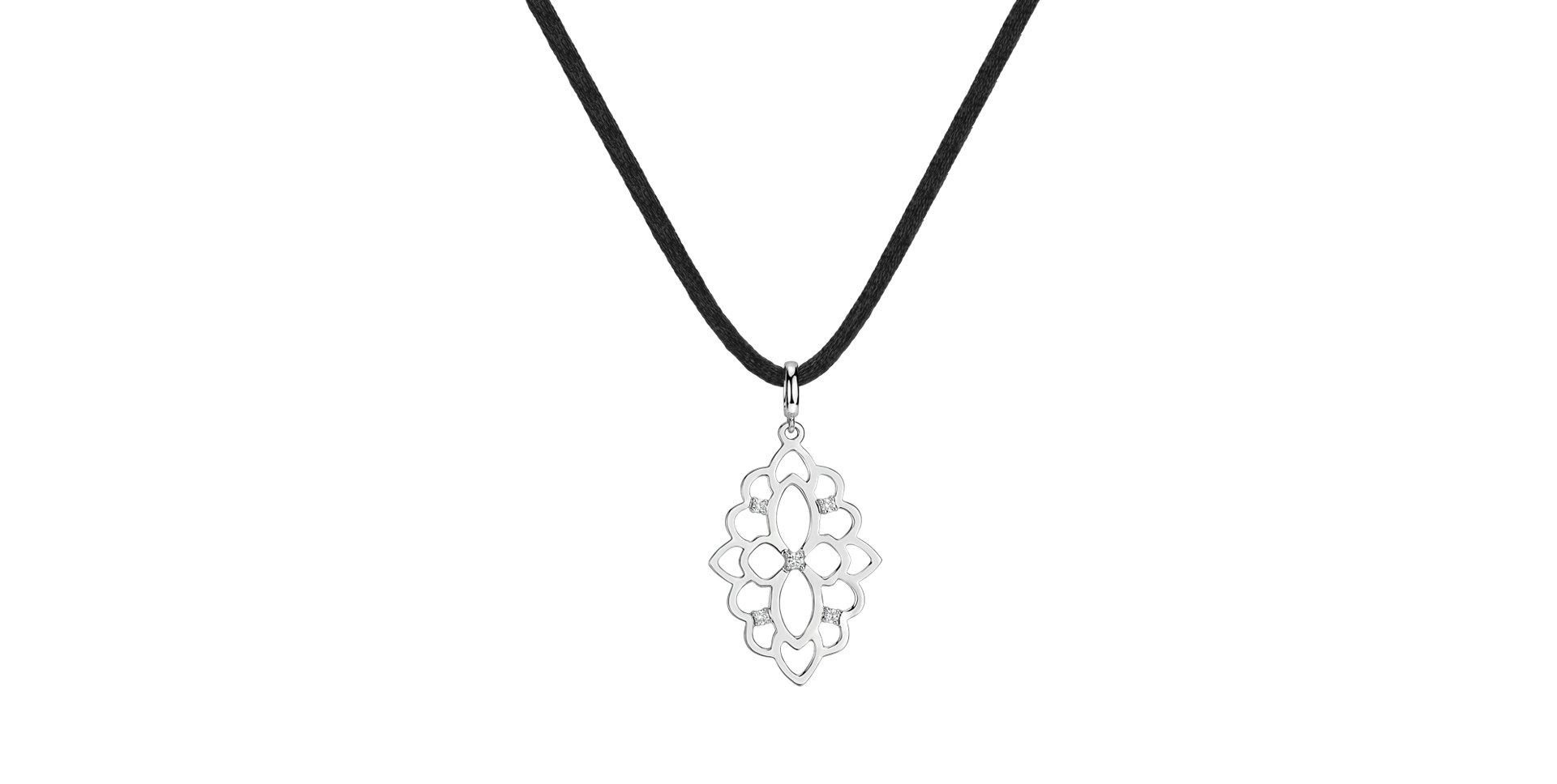 Náhrdelník s diamantmi Folk Heritage