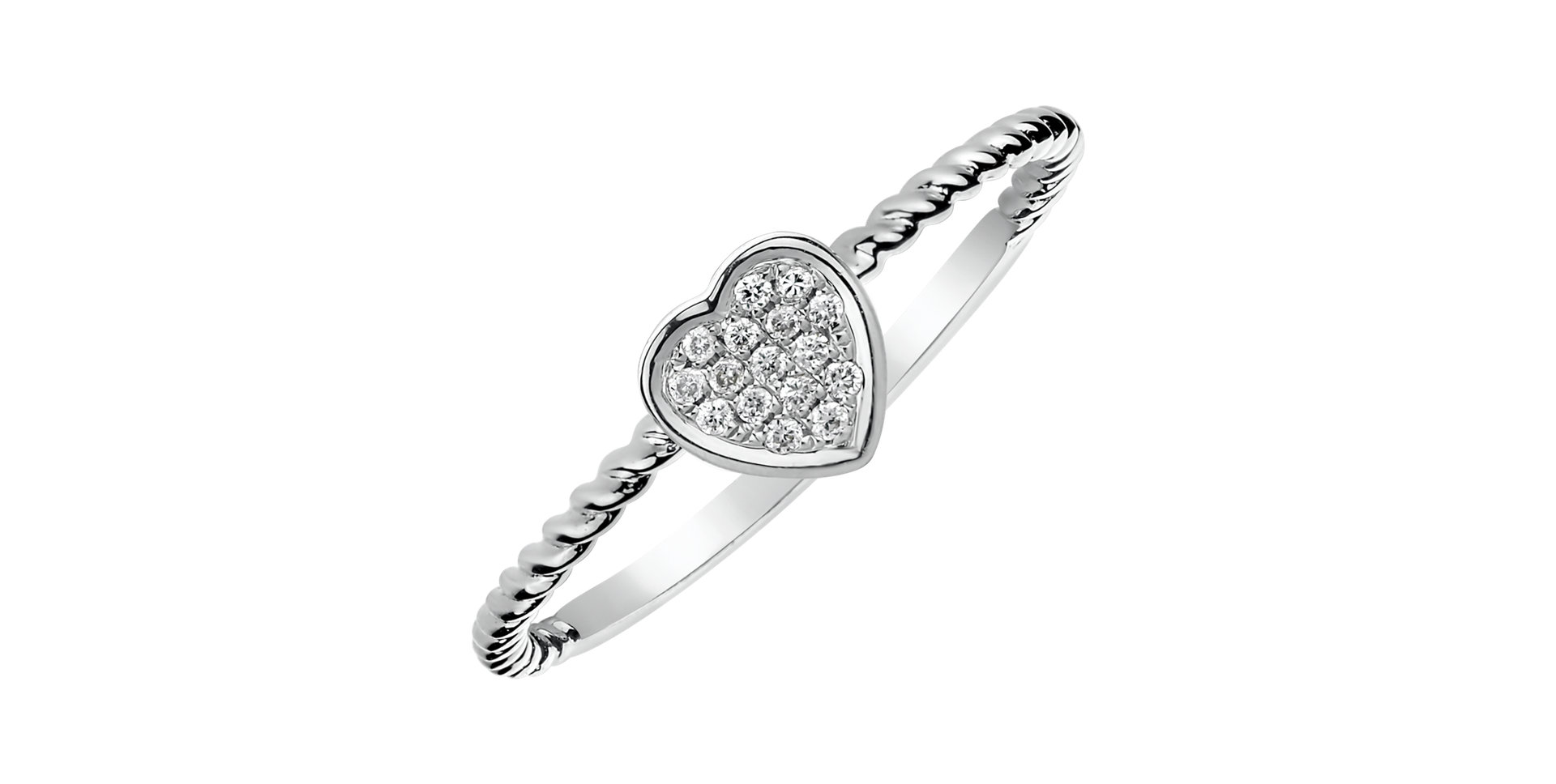 Prsteň s diamantmi Endless Love