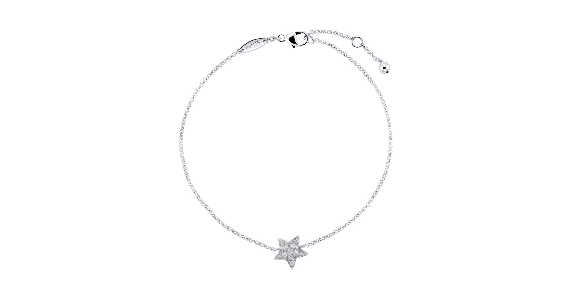 Náramok s diamantmi Night Message