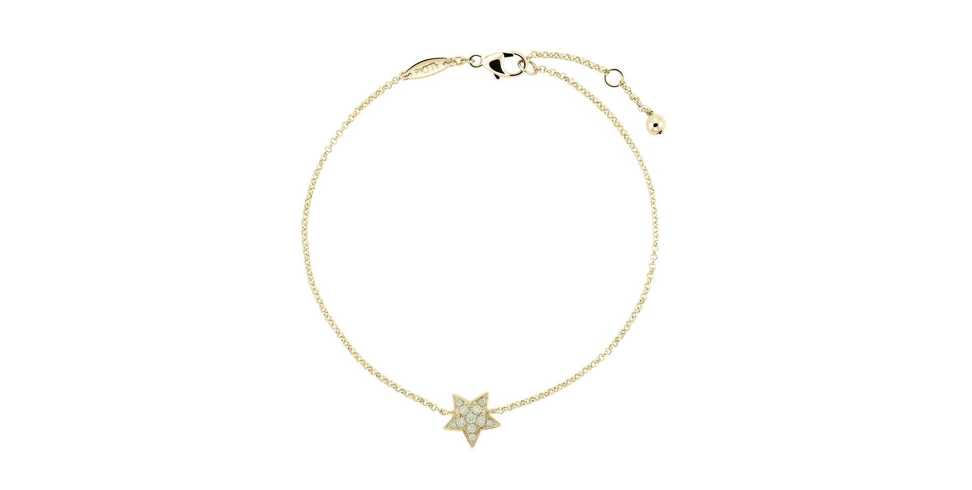 Náramok s diamantmi Night Message