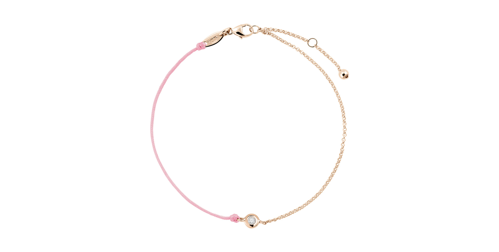 Diamantový náramok so šnúrkou Effect Diamond