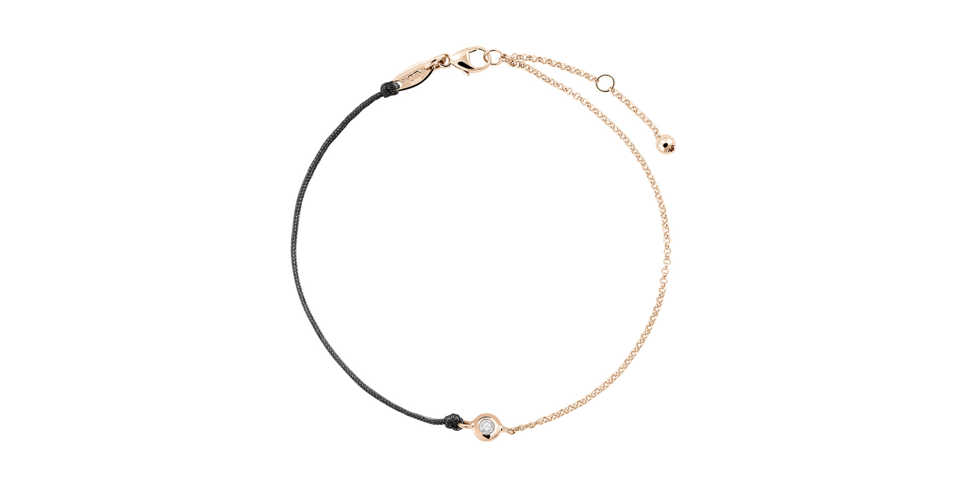 Diamantový náramok so šnúrkou Effect Diamond