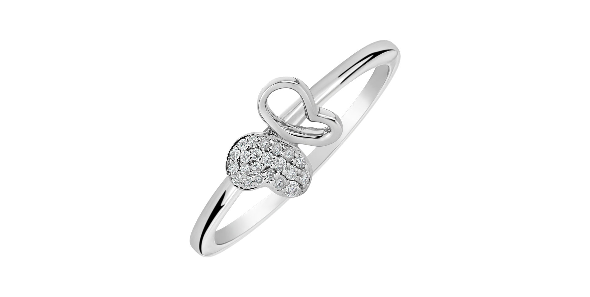 Prsteň s diamantmi Butterfly