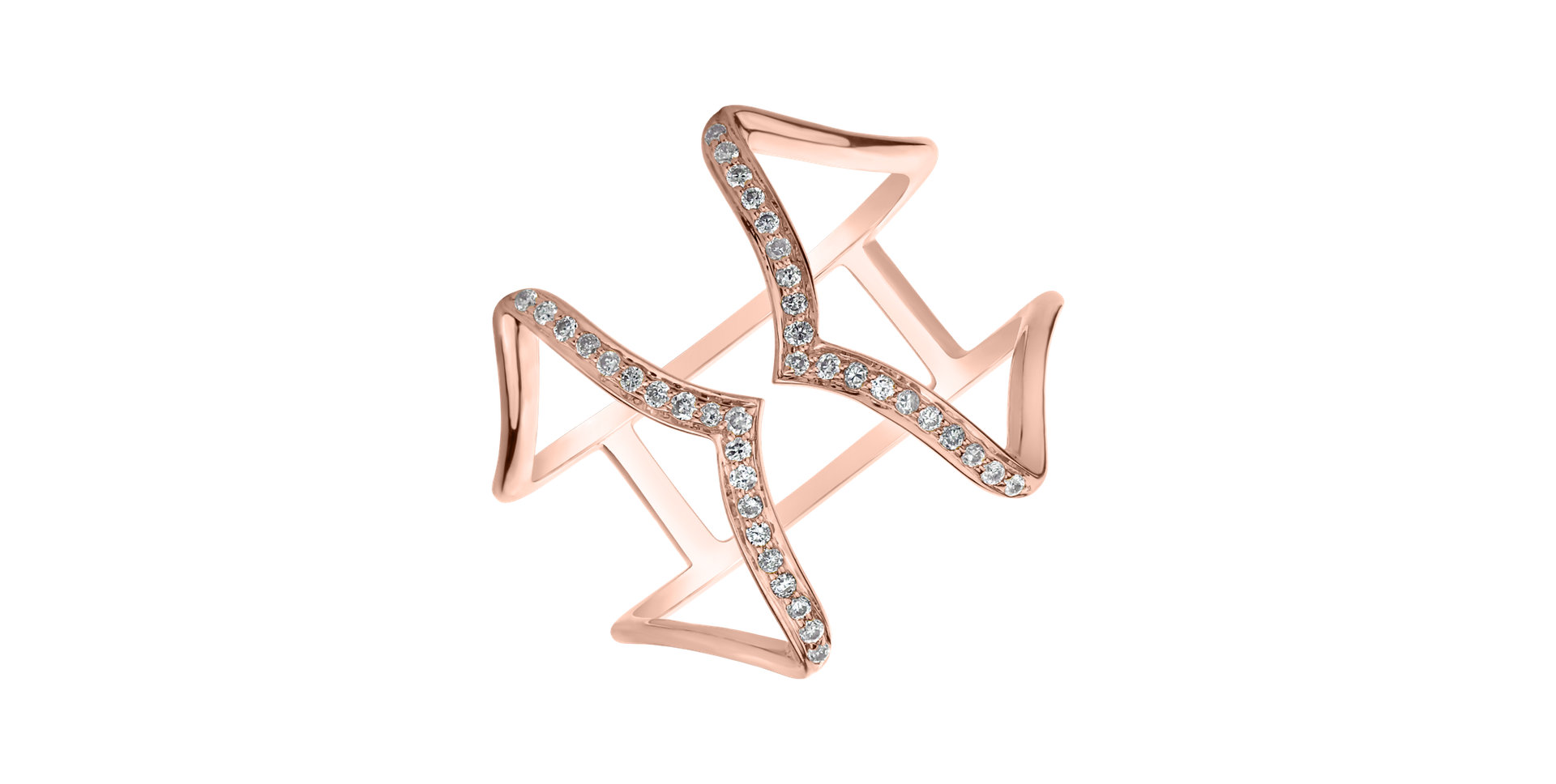 Prsteň s diamantmi Gracious Will