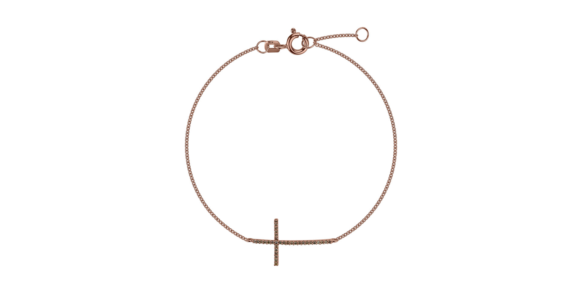 Náramok s diamantmi Shiny Cross