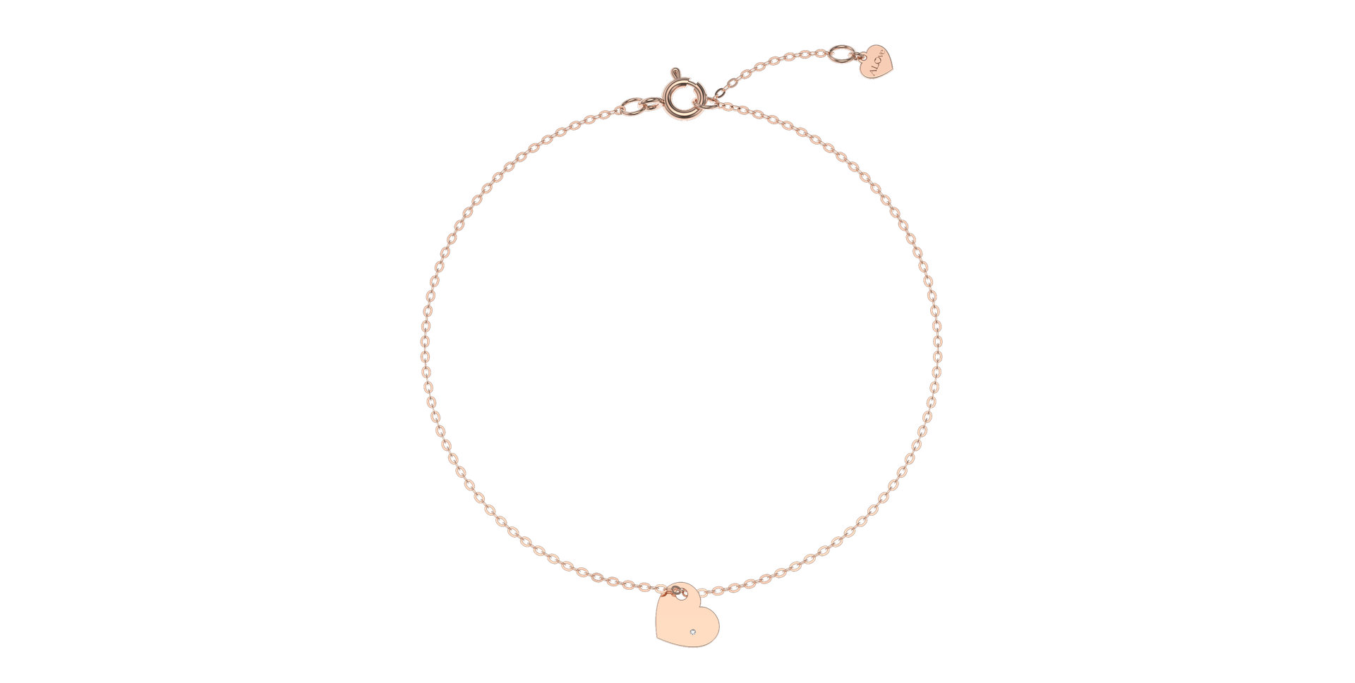 Náramok s diamantom Sweet Heart