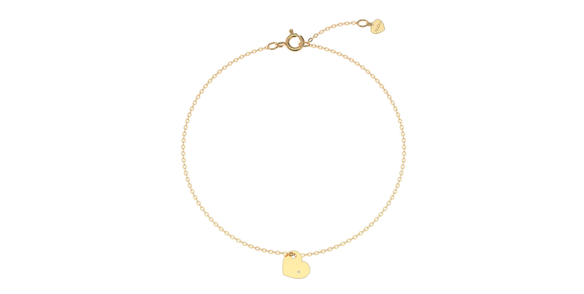 Náramok s diamantom Sweet Heart