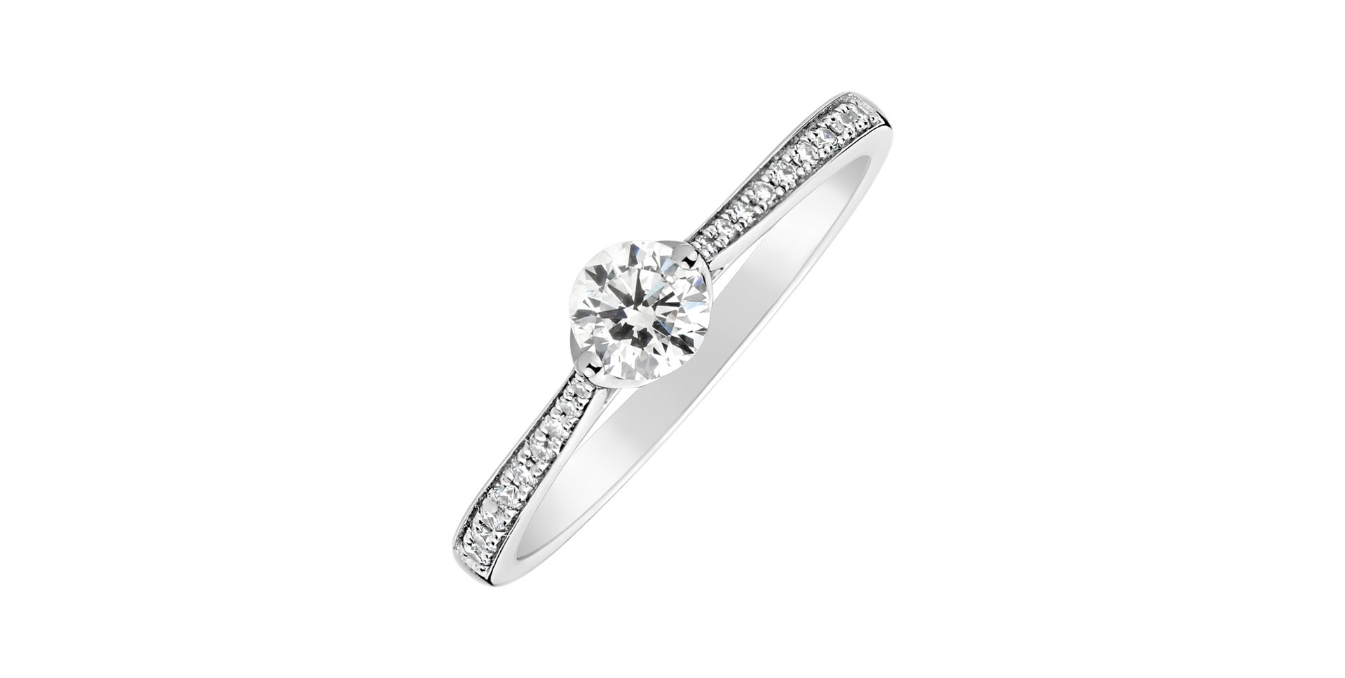 Prsteň s diamantmi Tender Love