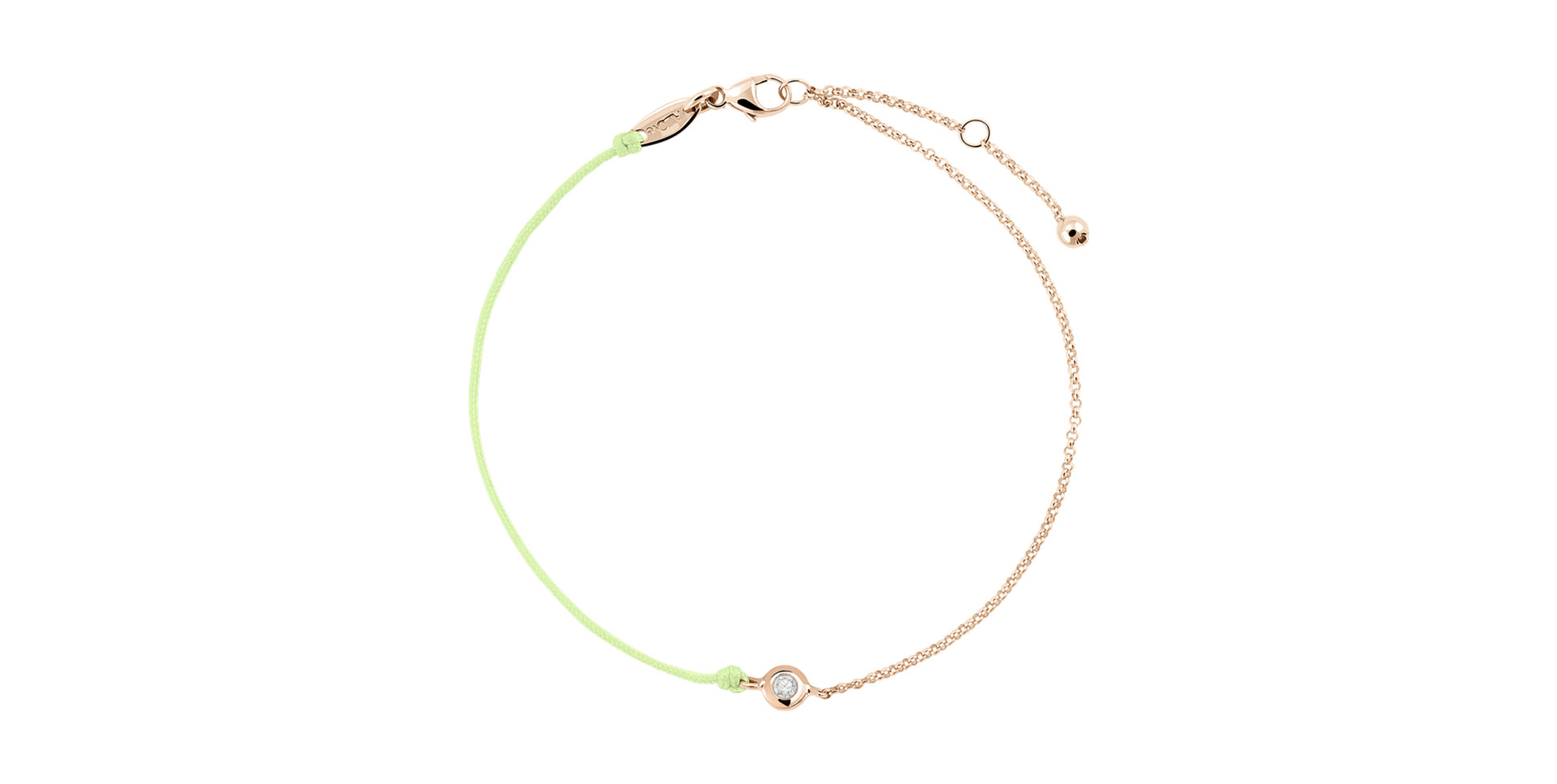 Diamantový náramok so šnúrkou Effect Diamond