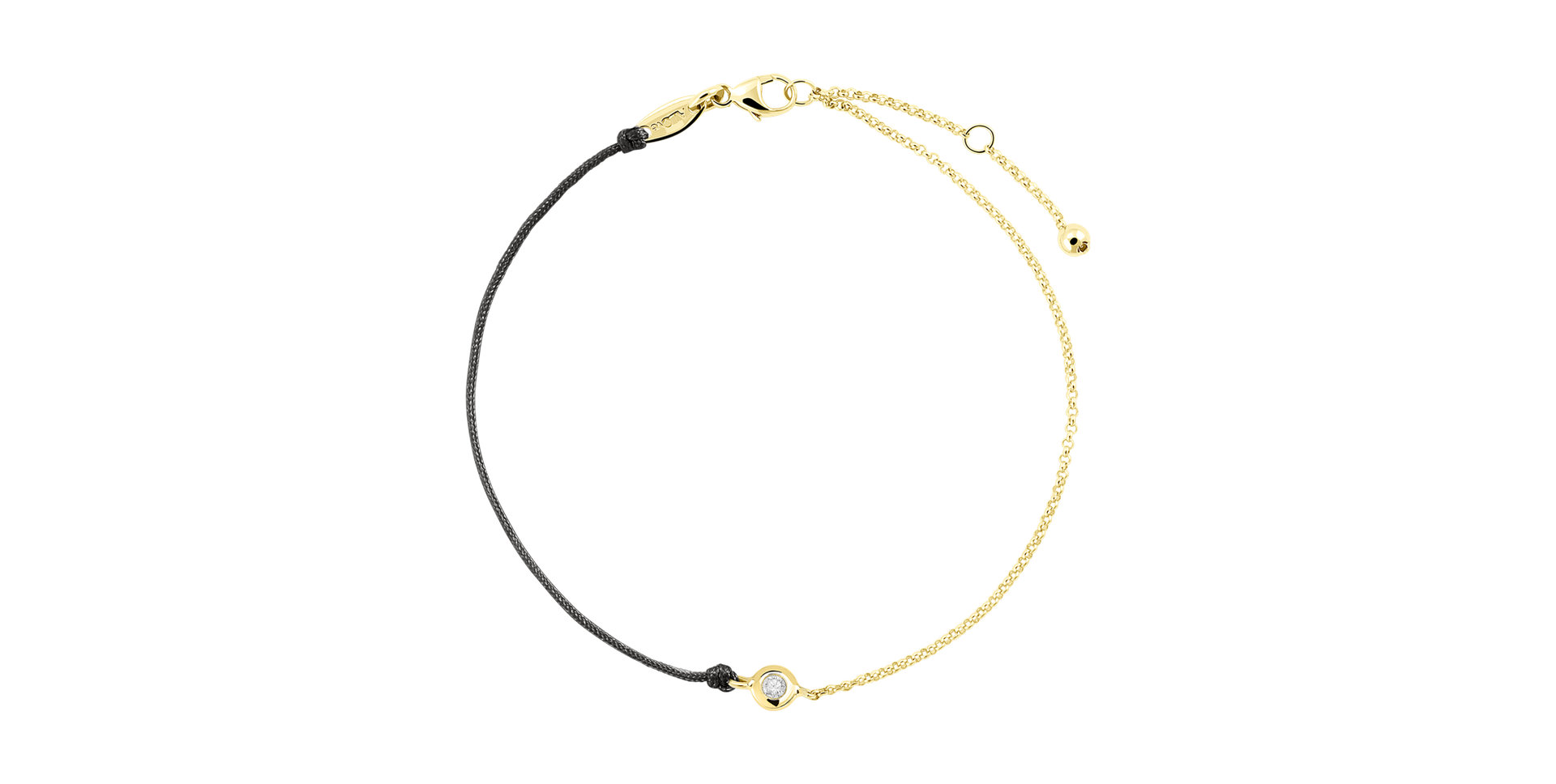 Diamantový náramok so šnúrkou Effect Diamond