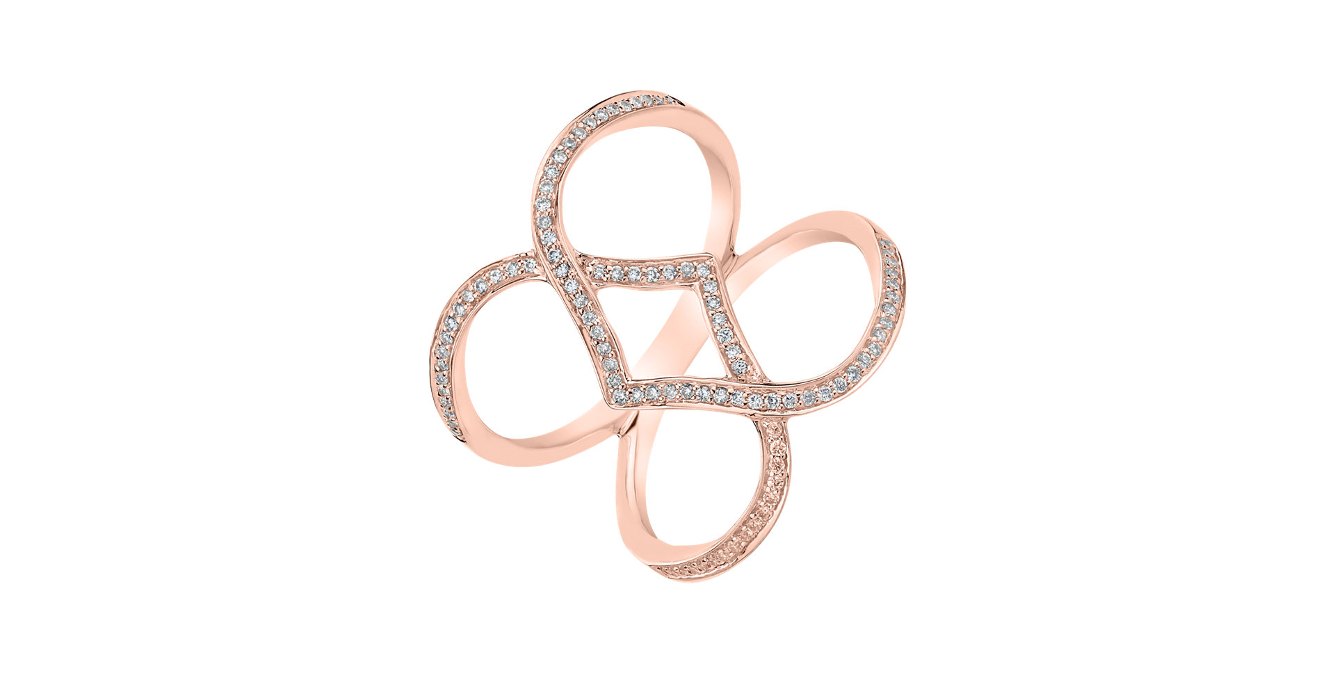 Prsteň s diamantmi Gorgeous Connection