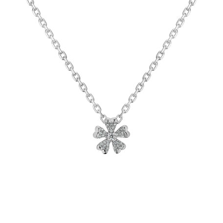 Prívesok s diamantmi Flower Spirit