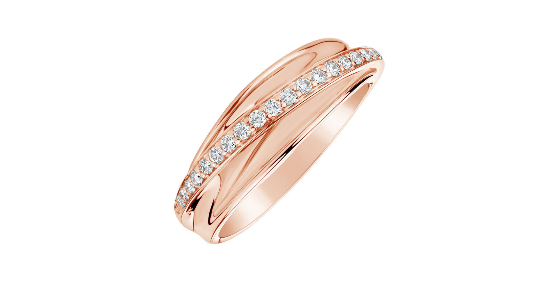 Prsteň s diamantmi Mysterious Flash