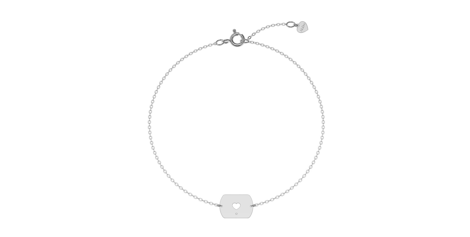 Náramok s diamantom Diamond Love