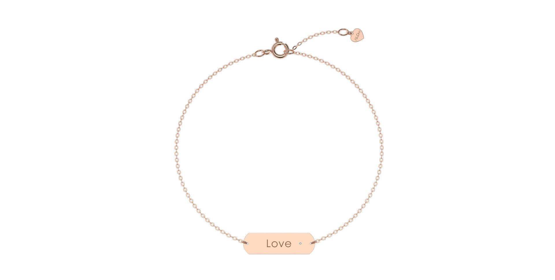 Náramok s diamantom Amour Glamour